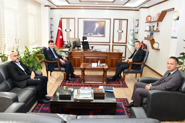 Başkan Kahveci, Eskişehir DSİ 3. Bölge Müdürü Şan’ı ziyaret etti