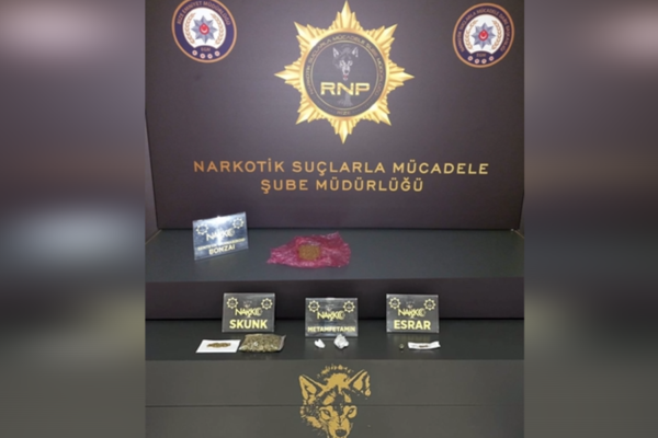 Rize’de uyuşturucu operasyonu