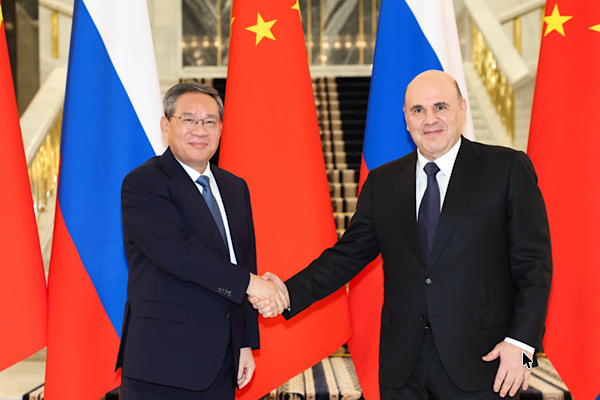 Başbakan Li Qiang, Rus mevkidaşı Mişustin ile görüştü