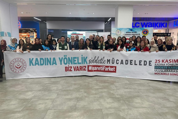 Batman’da “Kadına Yönelik Şiddete Karşı Mücadele Günü” etkinliği