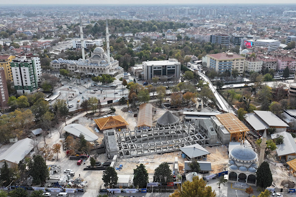 Konya Şehir Kütüphanesi inşaatı sürüyor