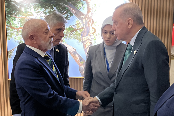 Cumhurbaşkanı Erdoğan, Brezilya Devlet Başkanı Silva ile görüştü