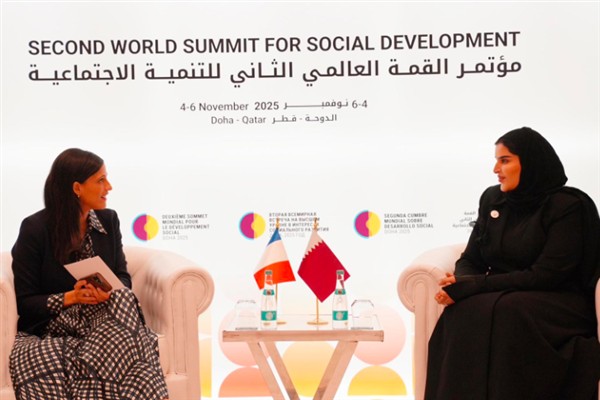 Katar Uluslararası İşbirliği Devlet Bakanı Al Misnad, Fransız Bakan Caroit ile görüştü