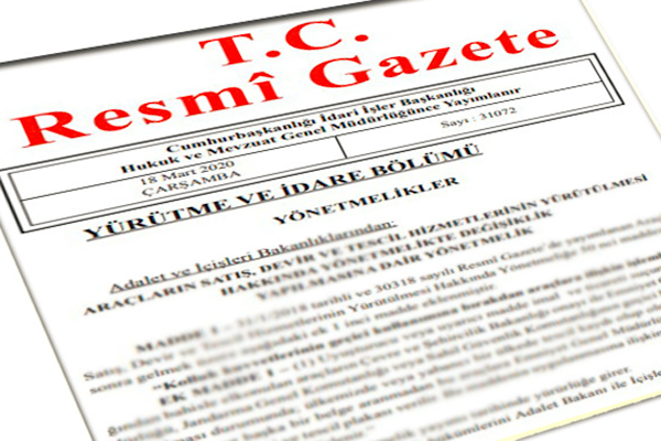 Resmi Gazete başlıkları