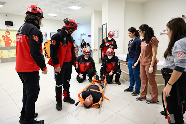 Bodrum’da deprem ve yangın tatbikatı düzenlendi