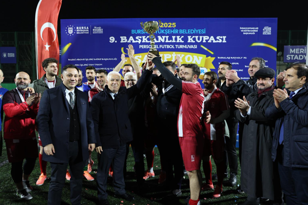 9. Başkanlık Kupası Personel Futbol Turnuvası sona erdi
