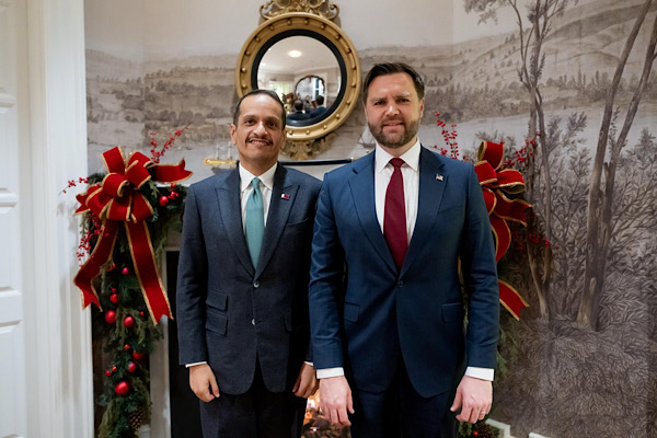 El Hulaifi, ABD Başkan Yardımcısı Vance ile görüştü