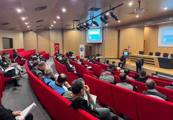 Çorum Belediye personeline iş güvenliği eğitimi verildi