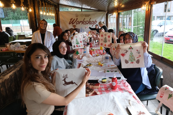 Sapanca’da Bez Çanta ve Bez Cüzdan Baskı Workshopu düzenlendi