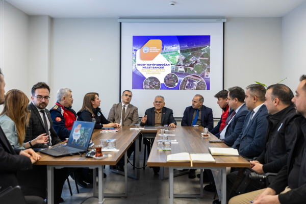 Başkan Büyükkılıç, koordinasyon toplantısına katıldı