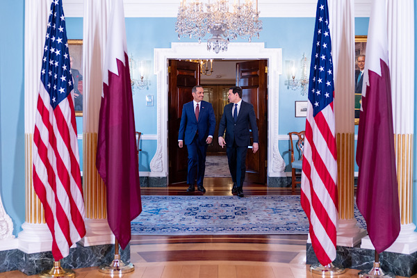 Al Thani, ABD Dışişleri Bakanı Rubio ile görüştü