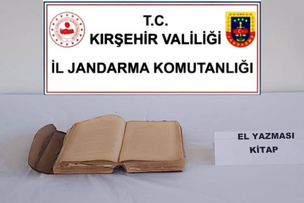 Kırşehir’de Osmanlı dönemine ait tarihi eser ele geçirildi