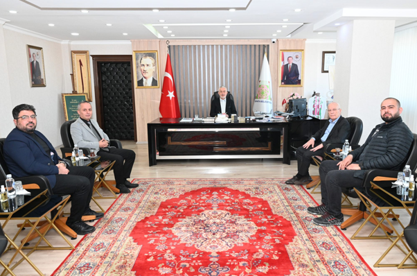 ERAH Havacılık Akademisi heyetinden Başkan Başdeğirmen’e ziyaret