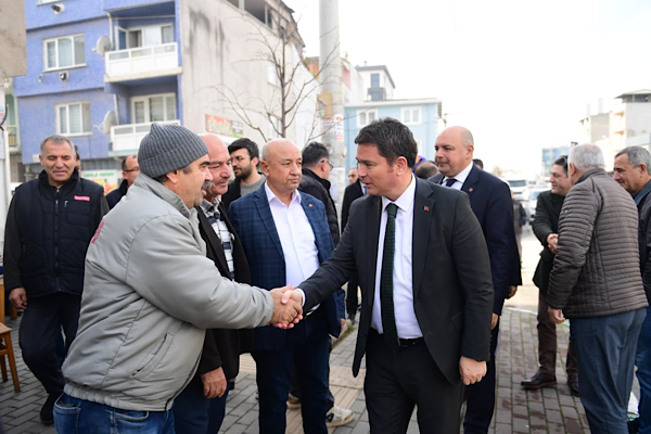 Başkan Erkan Aydın vatandaşlarla buluştu