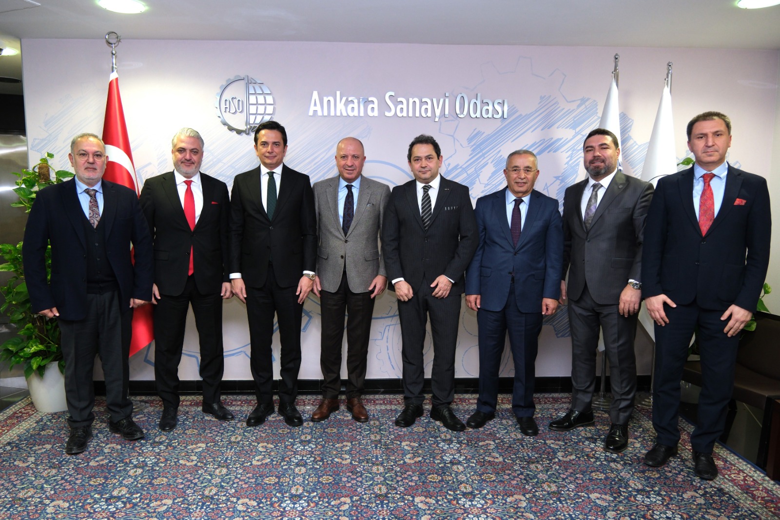 ASO 1. OSB Yönetiminden ASO Başkanı Seyit Ardıç’a Ziyaret