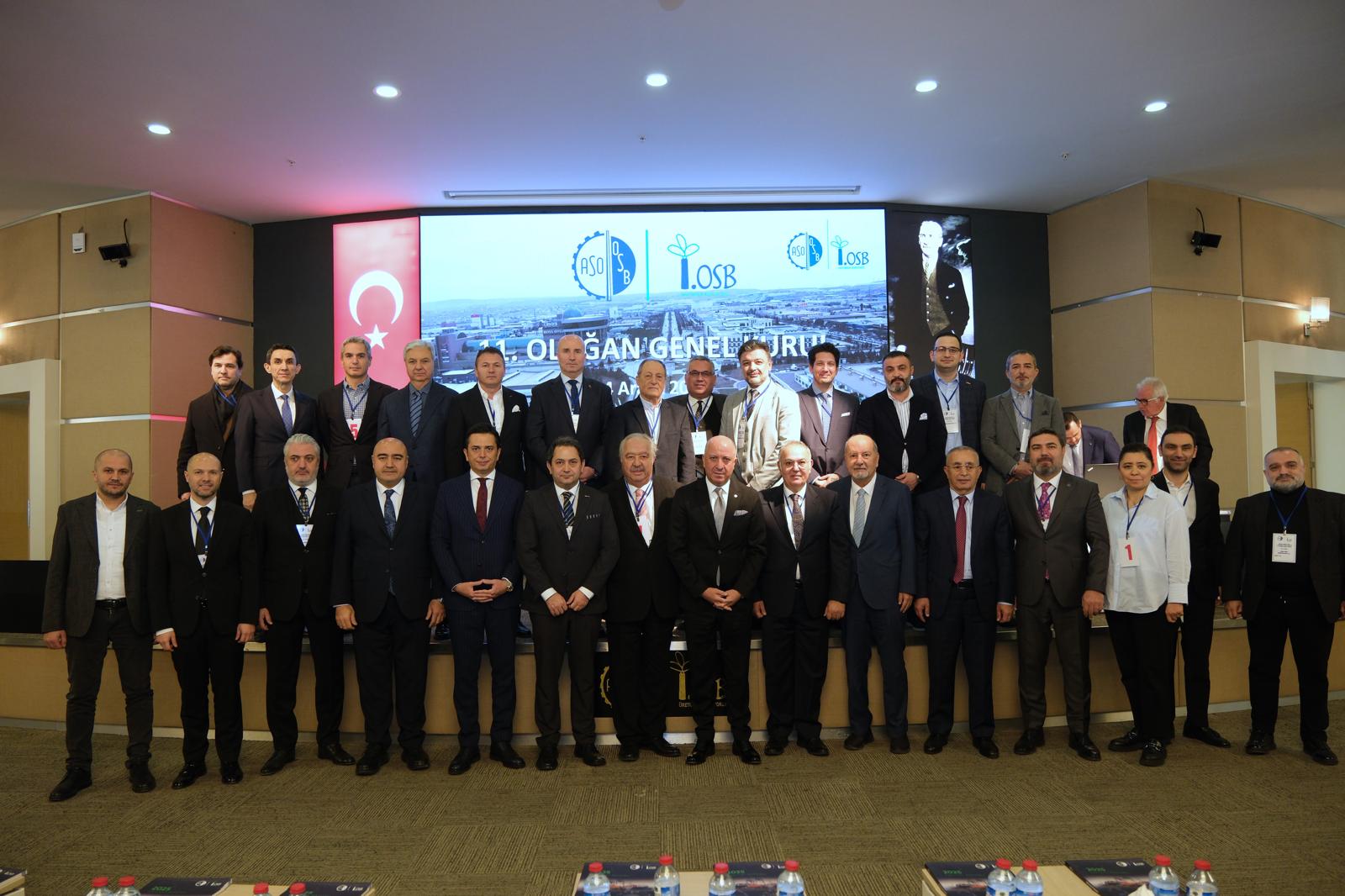 ASO 1. OSB’nin 11’inci Seçimli Genel Kurulu’nda Yeni Dönem Başladı