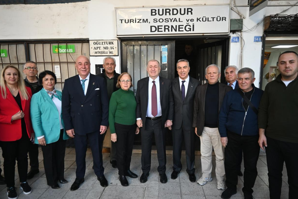 Özdağ’dan Antalya Burdur Turizm ve Kültür Derneğine ziyaret