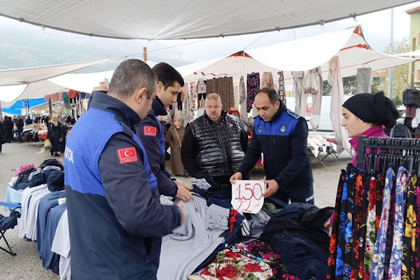 Gemlik Sosyete Pazarı’nda denetimler
