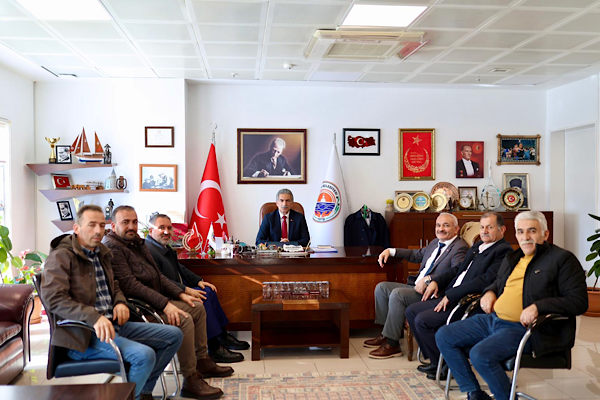 Bursa Seyyar Pazarcılar Odası’ndan Gemlik Belediyesi’ne ziyaret