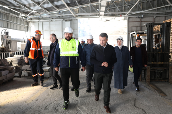 Başkan Doğan’dan üretim tesislerine ziyaret
