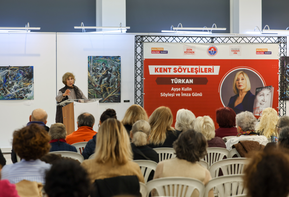 Kent Söyleşileri’nin konuğu yazar Ayşe Kulin oldu
