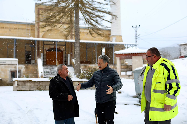 Gemlik’te karla mücadele saha ziyaretleriyle denetlendi