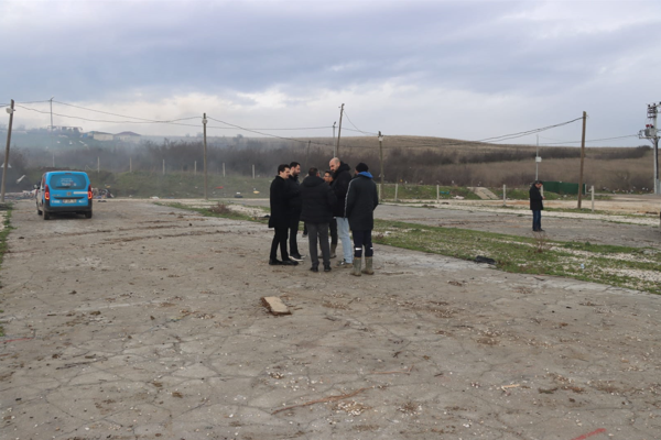 Yalova’da konteyner kent alanında incelemeler yapıldı