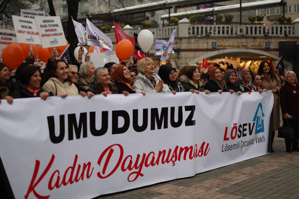 LÖSEV’den anlamlı çağrı Umudumuz Kadın Dayanışması