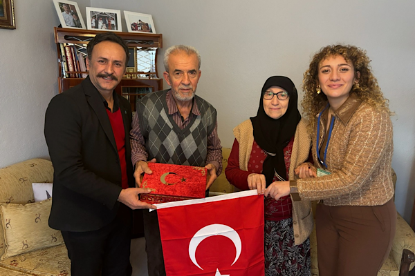 İzmit’te Kıbrıs gazileri ziyaret edildi