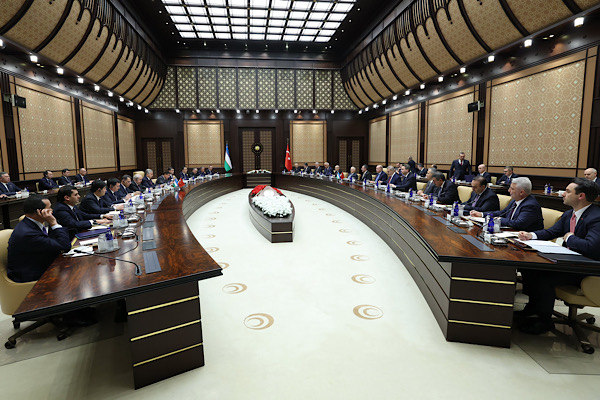 Türkiye-Özbekistan Yüksek Düzeyli Stratejik İş Birliği Konseyi 4’üncü Toplantısı yapıldı