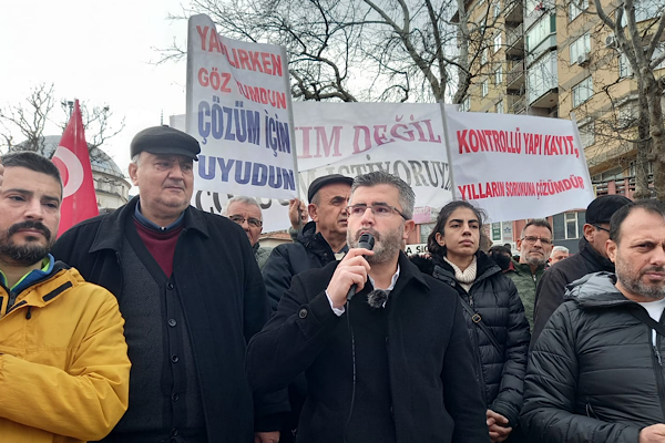 Hacıoğlu: Ülkede imar sorunu yoktur, devletin vatandaşı kaderine terk etmesi sorunu vardır