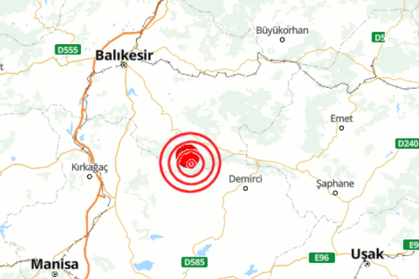 Balıkesir’de peş peşe depremler