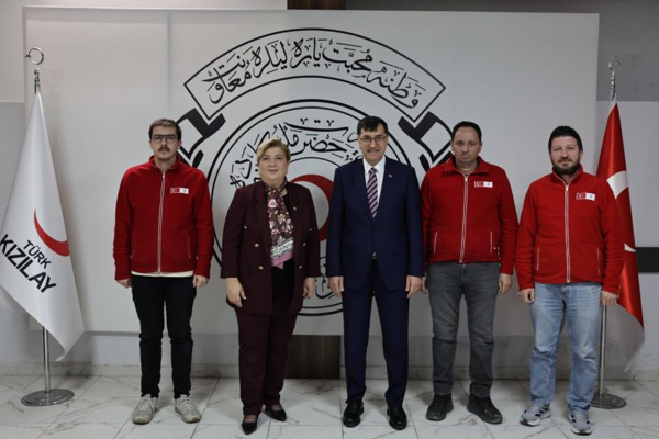 Başkan Kahveci’den Kütahya Türk Kızılay İl Merkezi Binasına ziyaret