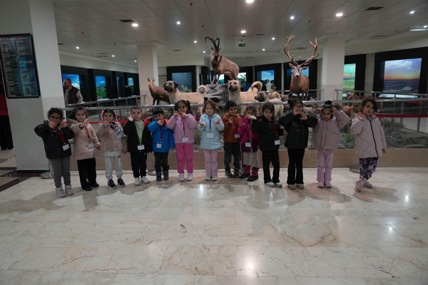 Keçiören’de öğrenciler Şehit Cuma Dağ Tabiat Tarihi Müzesi’ni ziyaret etti