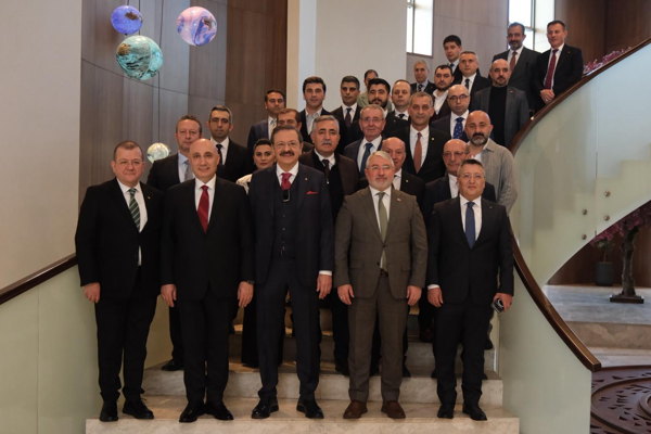 Hisarcıklıoğlu ve Arslan’dan Başkan Aşgın’a ziyaret