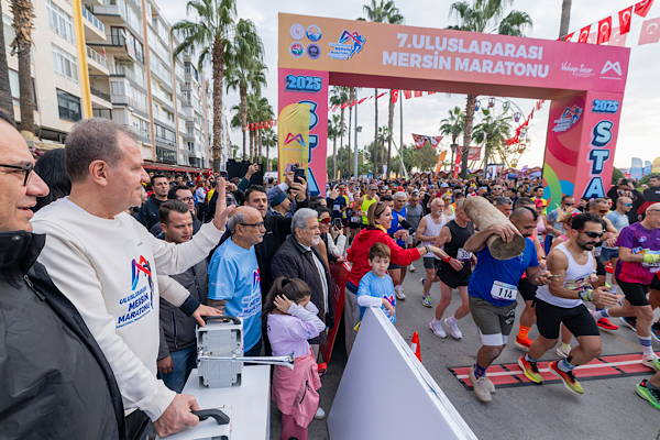 7’inci Uluslararası Mersin Maratonu gerçekleştirildi