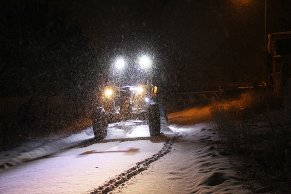 Bayburt’ta karla mücadele