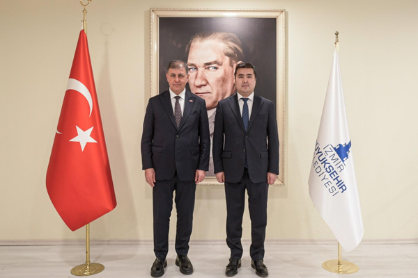 Başkan Tugay, Kırgız Başkonsolos Toktobekoviç ile görüştü