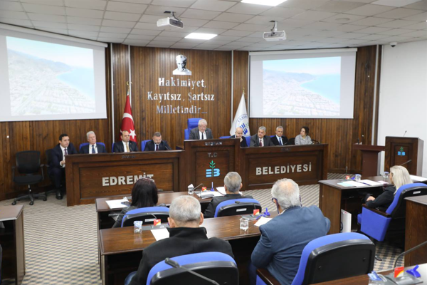Edremit’te yılın ilk Muhtarlar Toplantısı yapıldı