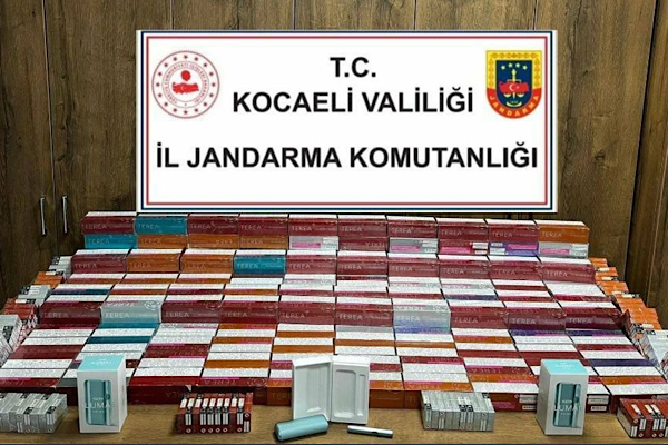 Kocaeli’de kaçak elektronik sigara operasyonu