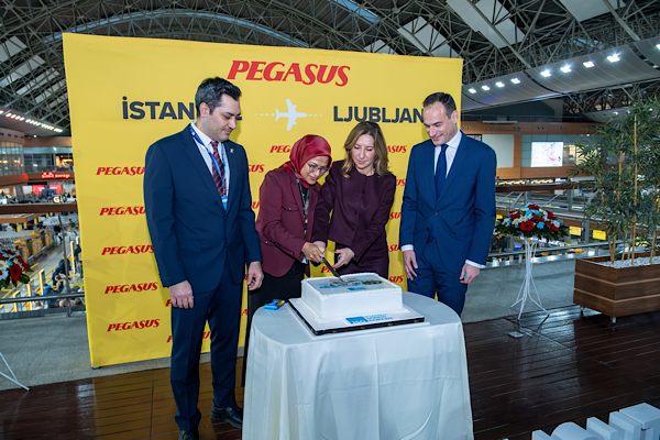 Sabiha Gökçen’den başkent Ljubljana’ya direkt uçuşlar başladı