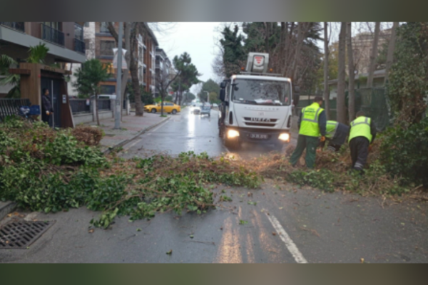 Bakırköy’de fırtına ve yağışa karşı teyakkuz