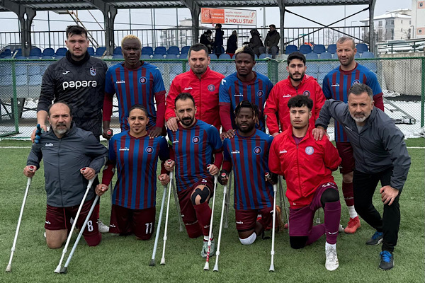 Trabzon Büyükşehir Belediyesi Ampute Futbol Kulübü deplasmanda galip geldi