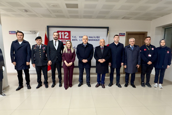 Vali Erol ve beraberindeki heyet, kamu görevlilerini ziyaret etti