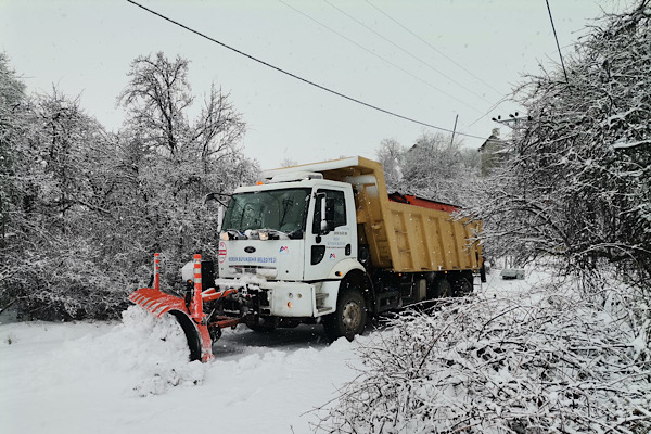 Mersin’in yüksek kesimlerinde karla mücadele çalışmaları başlatıldı