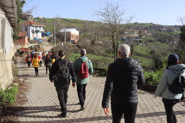Bizim Köy Doğa Yürüyüşü bu ay Nebihoca’da gerçekleştirildi