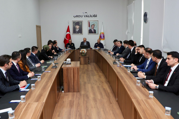 Ordu’da İl Güvenlik Asayiş ve Koordinasyon Toplantısı yapıldı