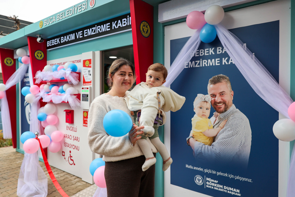 Buca’da bebek bakım ve emzirme kabini açıldı