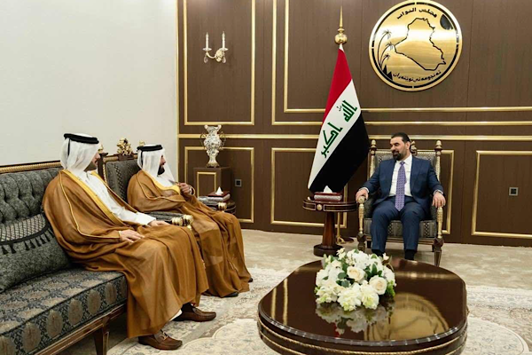 Irak Temsilciler Meclisi Başkanı, Katar Büyükelçisi ile görüştü