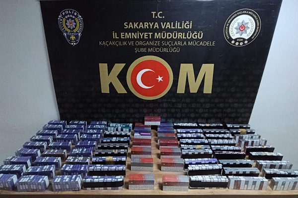Sakarya’da 16 bin kaçak elektronik sigara ele geçirildi